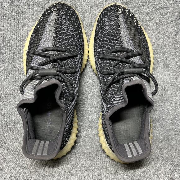Adidas Yeezy Boost 350 V2 Shoes Sneakers Mens Size 7 Black Gray Carbon FZ5000 - Picture 5 of 9